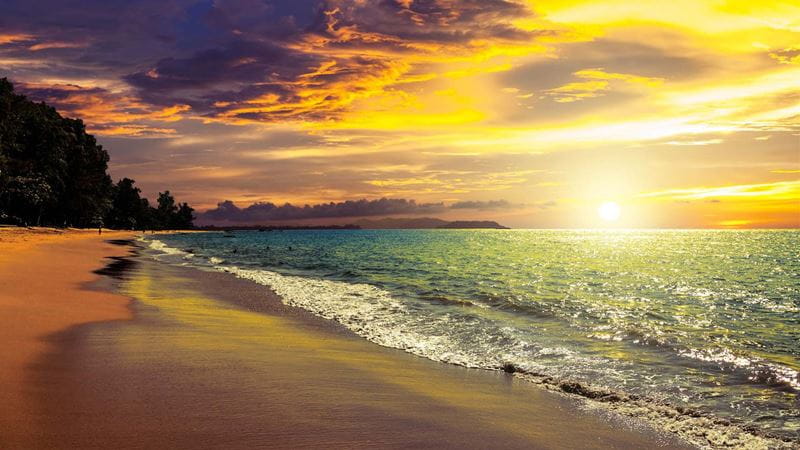 Experience sunset on Khao Lak beach in Thailand one of the best beach holidays