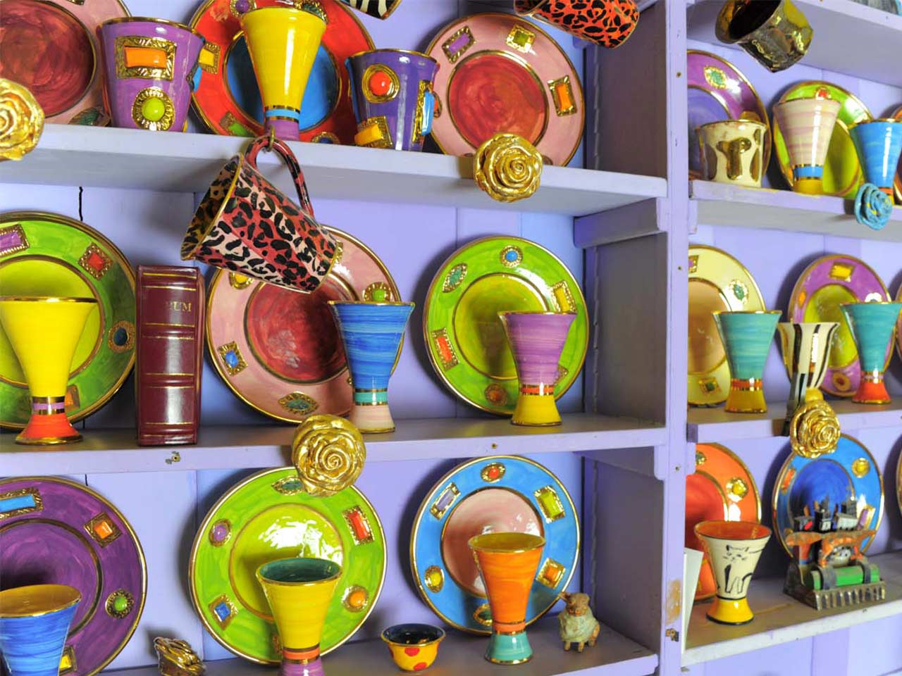 Ceramicist Mary Rose Young's bright and colourful home - Saga