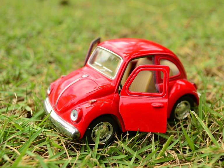 small red toy car
