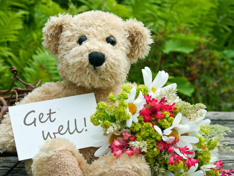 Source get well soon hospital patient gifts teddy bear custom cute