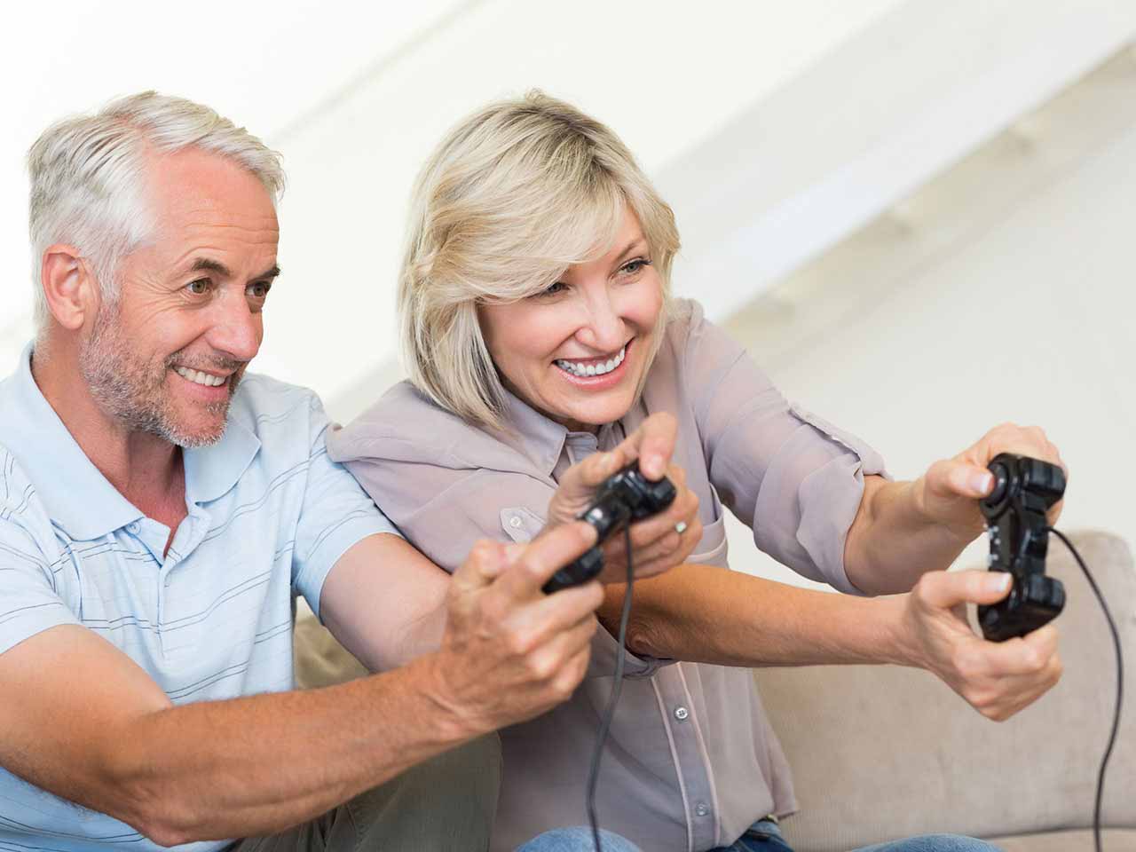electronic games for older adults