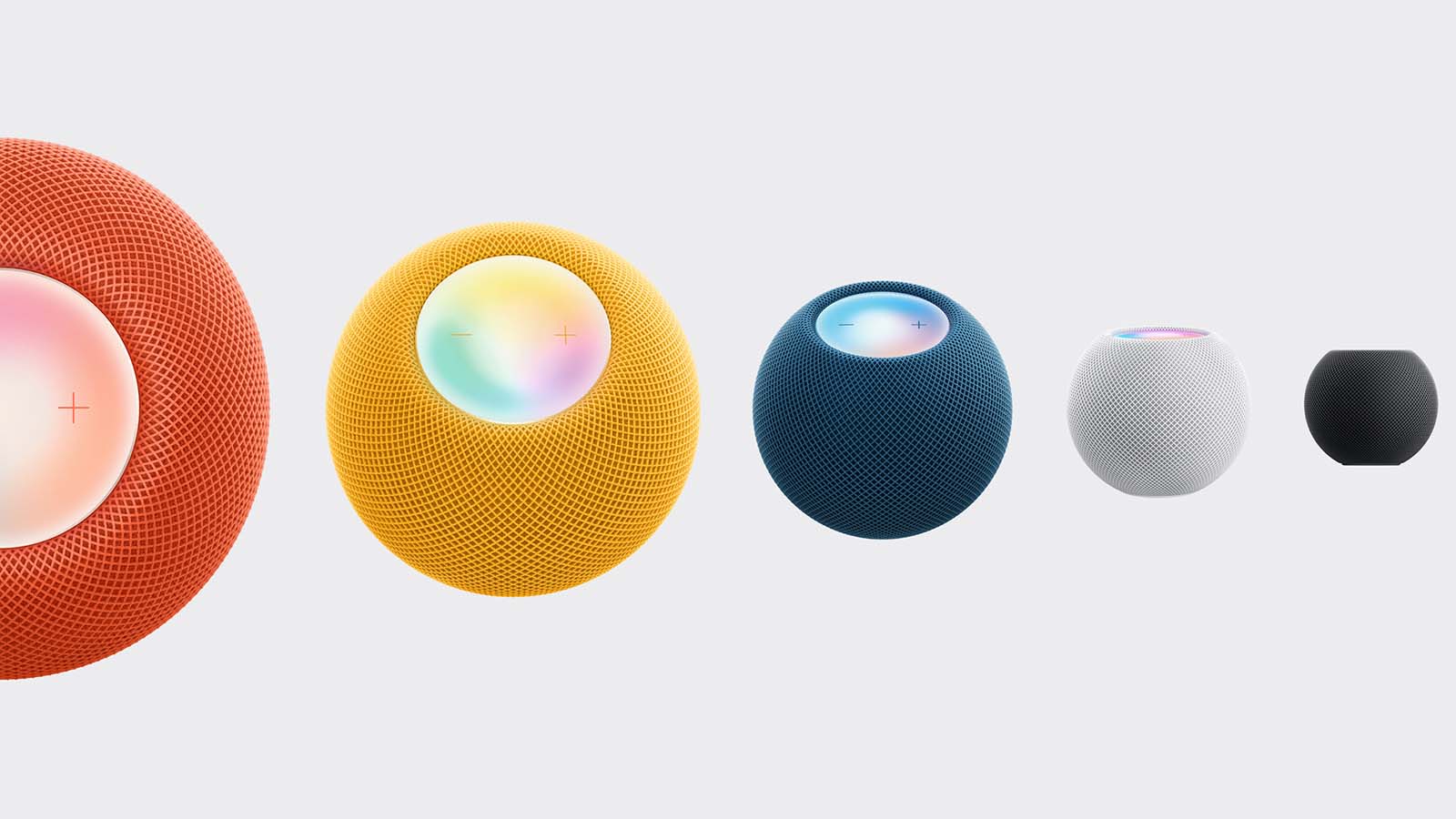 There are lots of smart speakers to choose from, such as Apple's HomePod Mini (above)