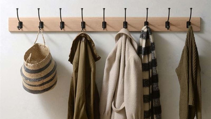 hooks in a hallway