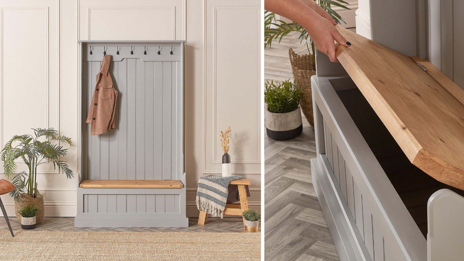 calming monks bench for shoes