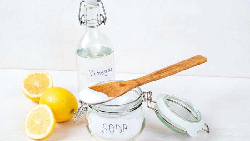 Baking soda an white vinegar is best used for cleaning
