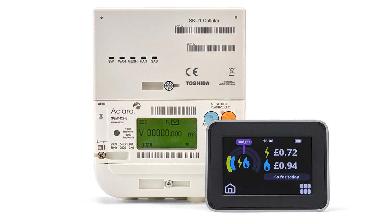 The smart meter comes with an in-home display monitor to help you manage your energy use