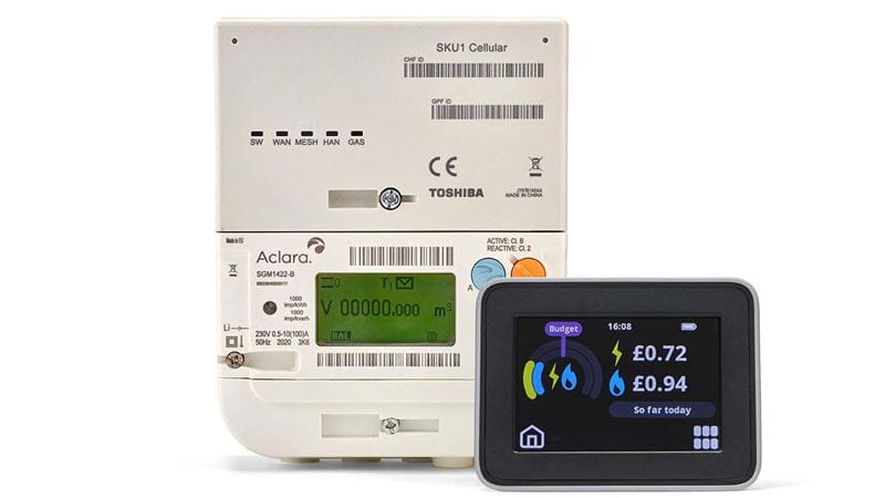 The smart meter comes with an in-home display monitor to help you manage your energy use