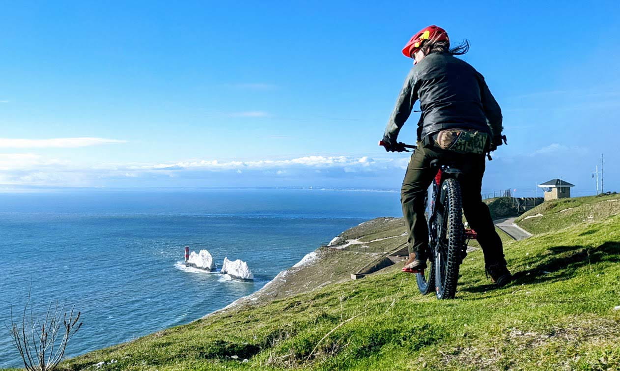 Nigel Leppard has explored the Isle of Wight on his e-MTB.
