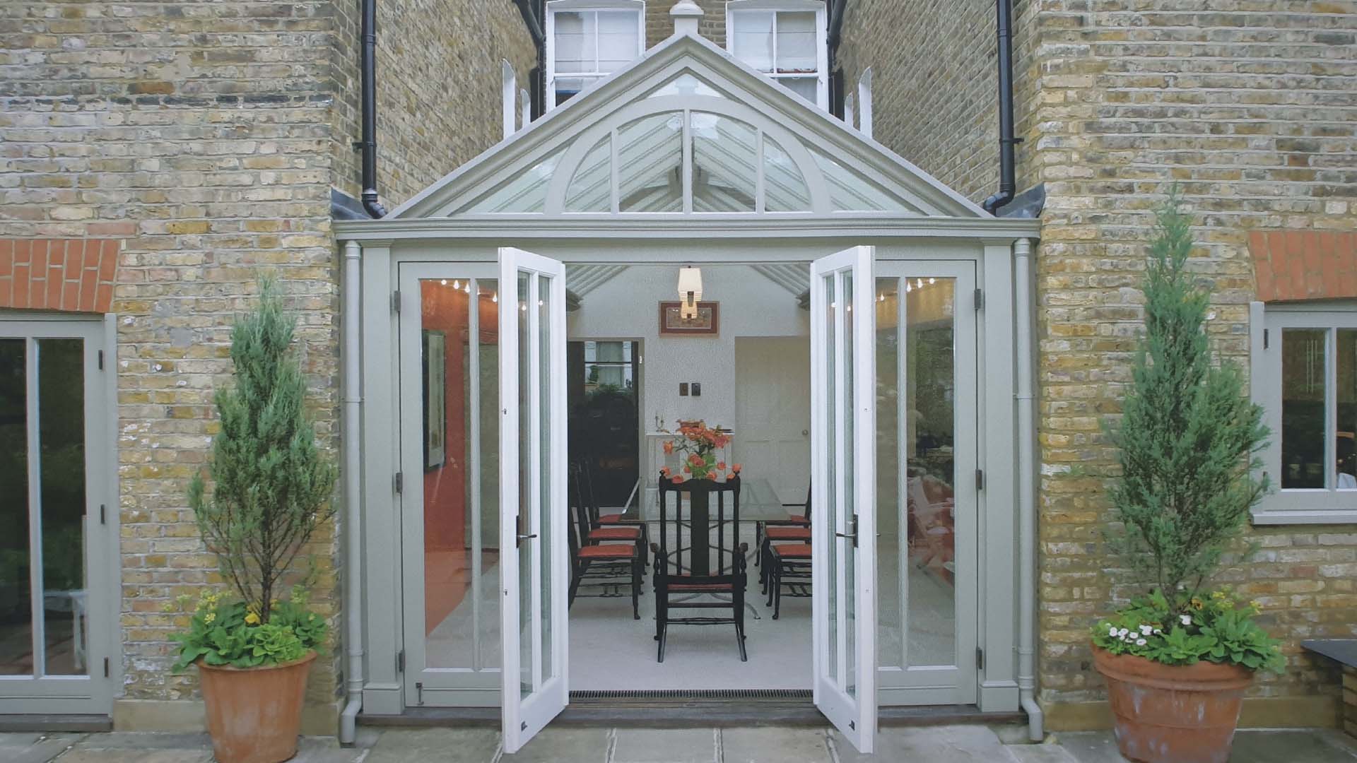 Conservatories can link homes and fill an unused gap