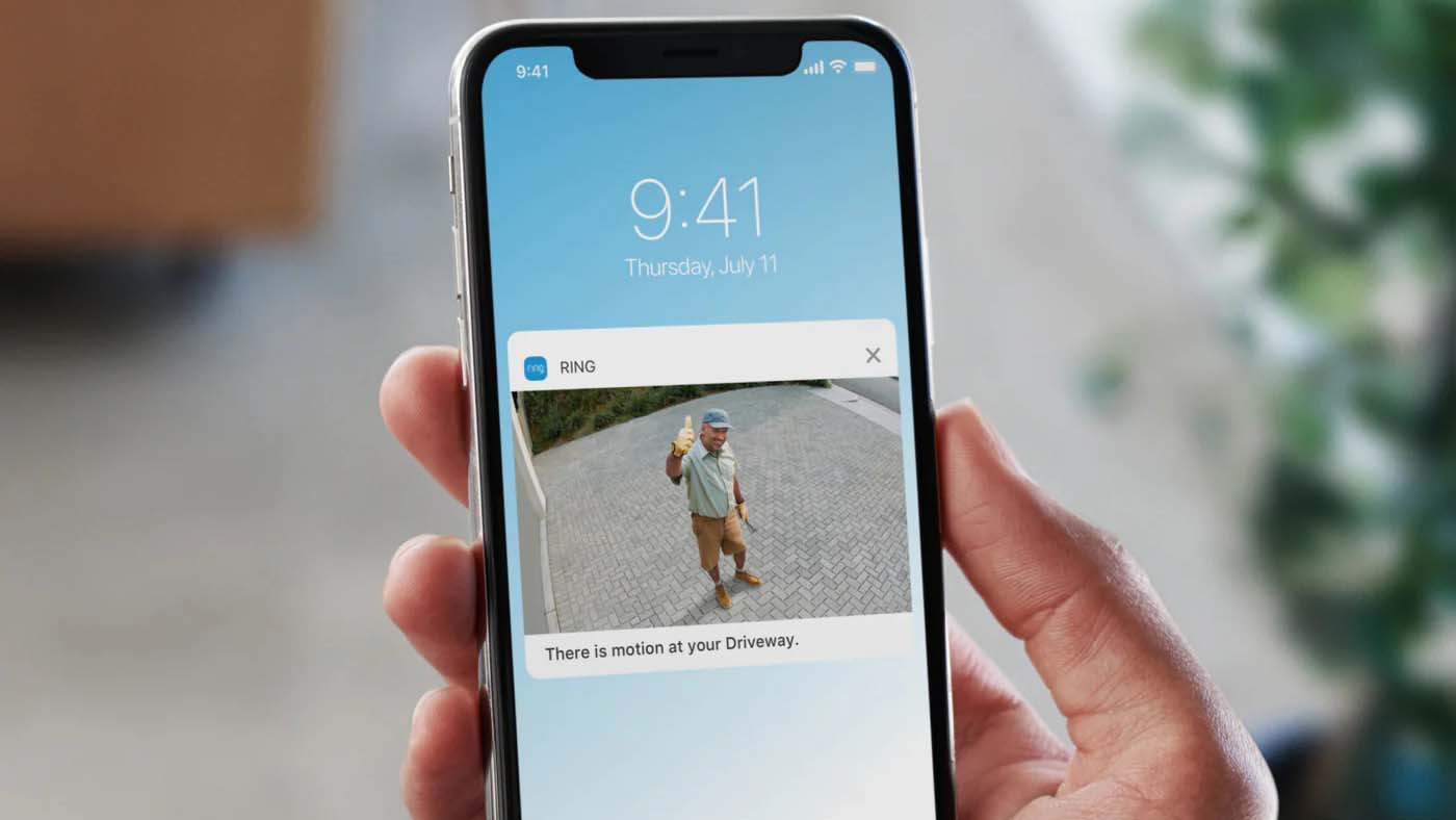 Mobile notifications keep you informed with what's happening at home