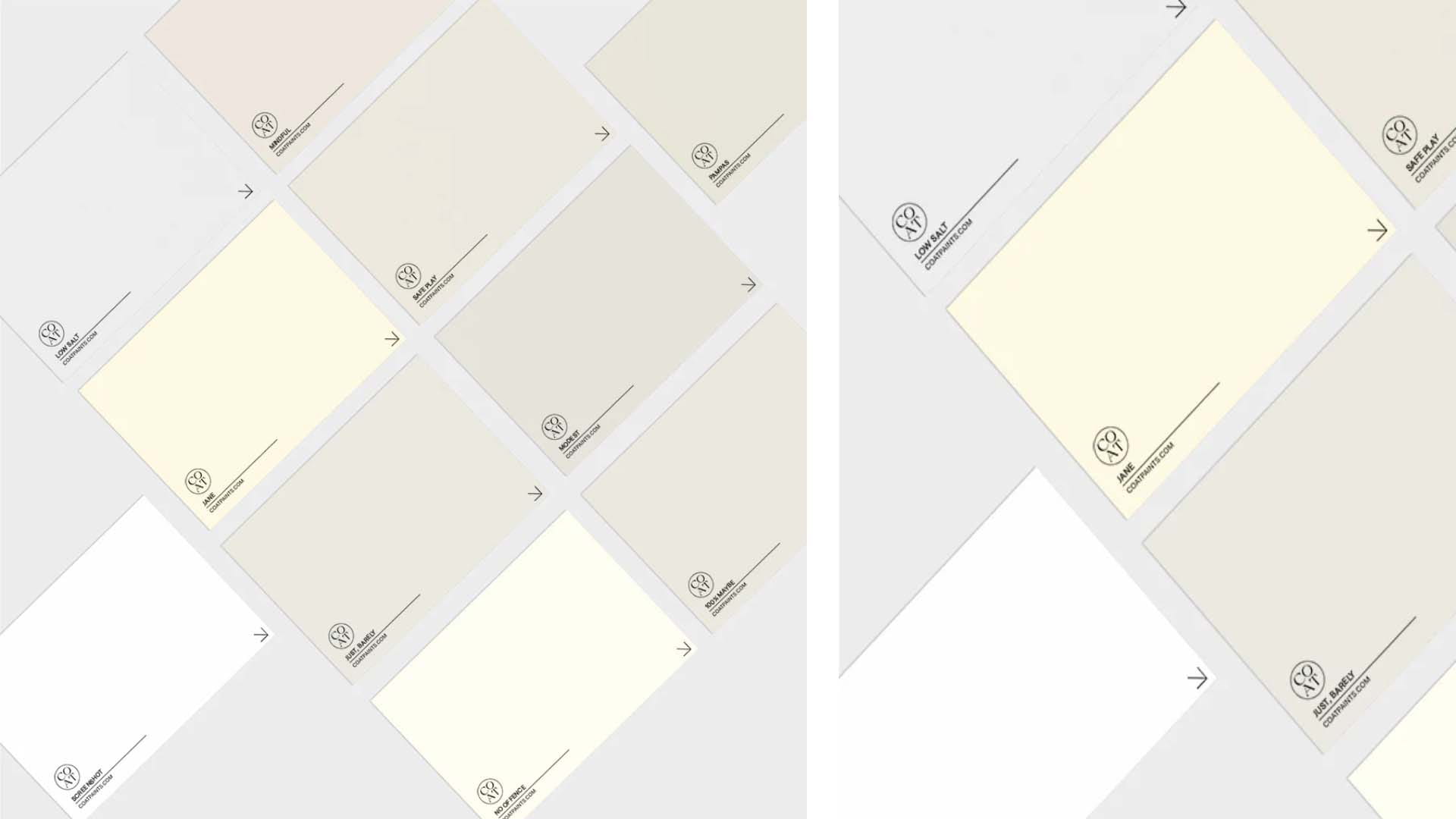 White paint comes in a multitude of shades