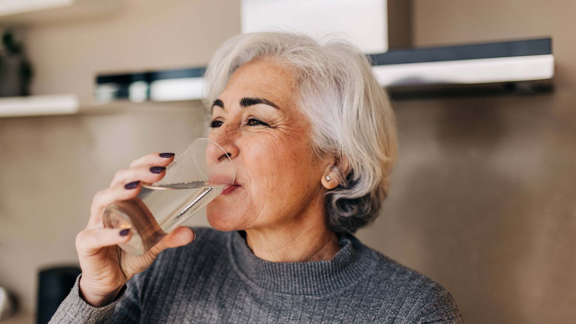 Staying hydrated can be a challenge as you age because you might not feel as thirsty.