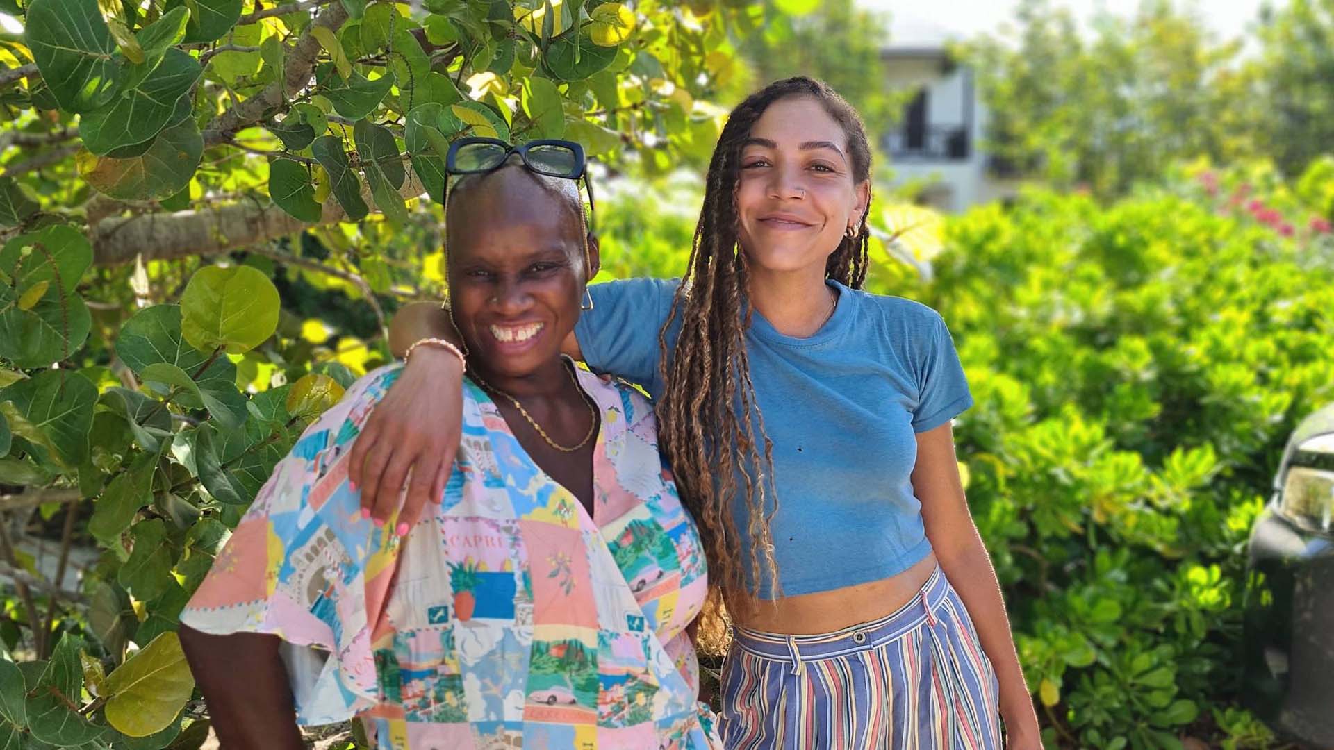 Andi Oliver with daughter Miquita
