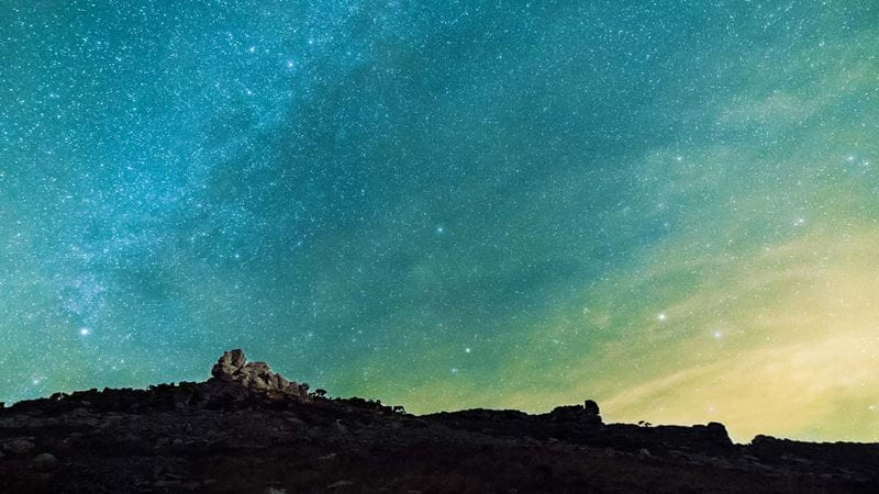 The stars above Exmoor