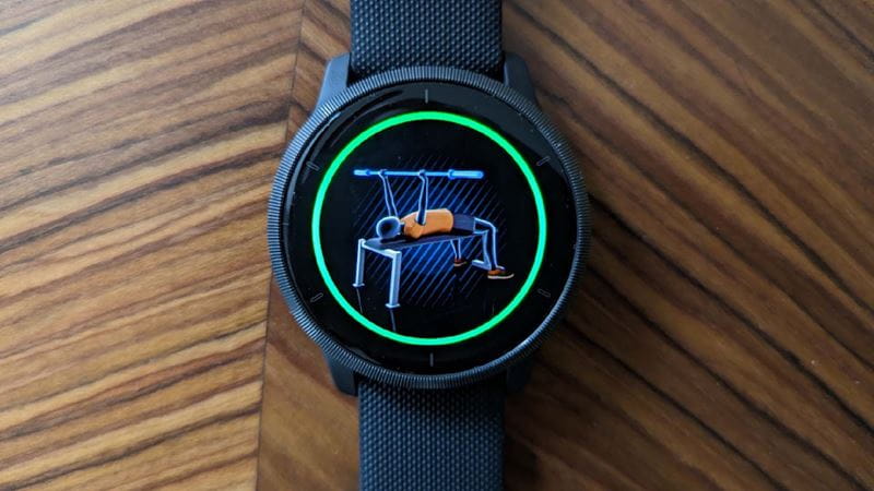 Garmin Venu 2 workout animations