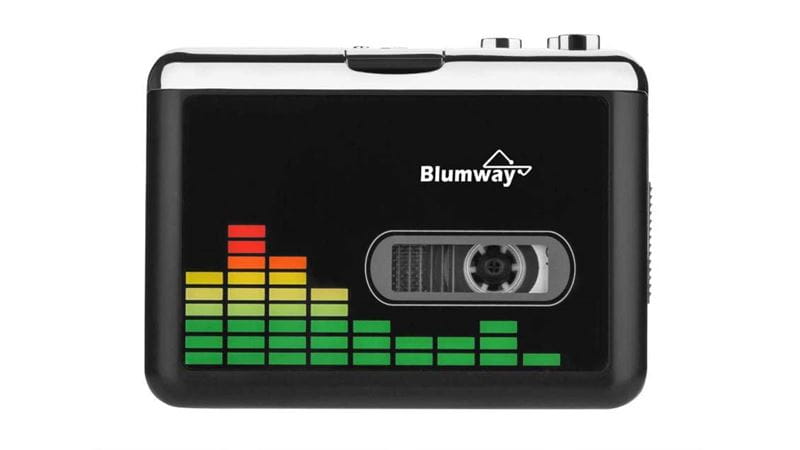 BlumWay Cassette to MP3 converter to illustrate cassette tape comeback