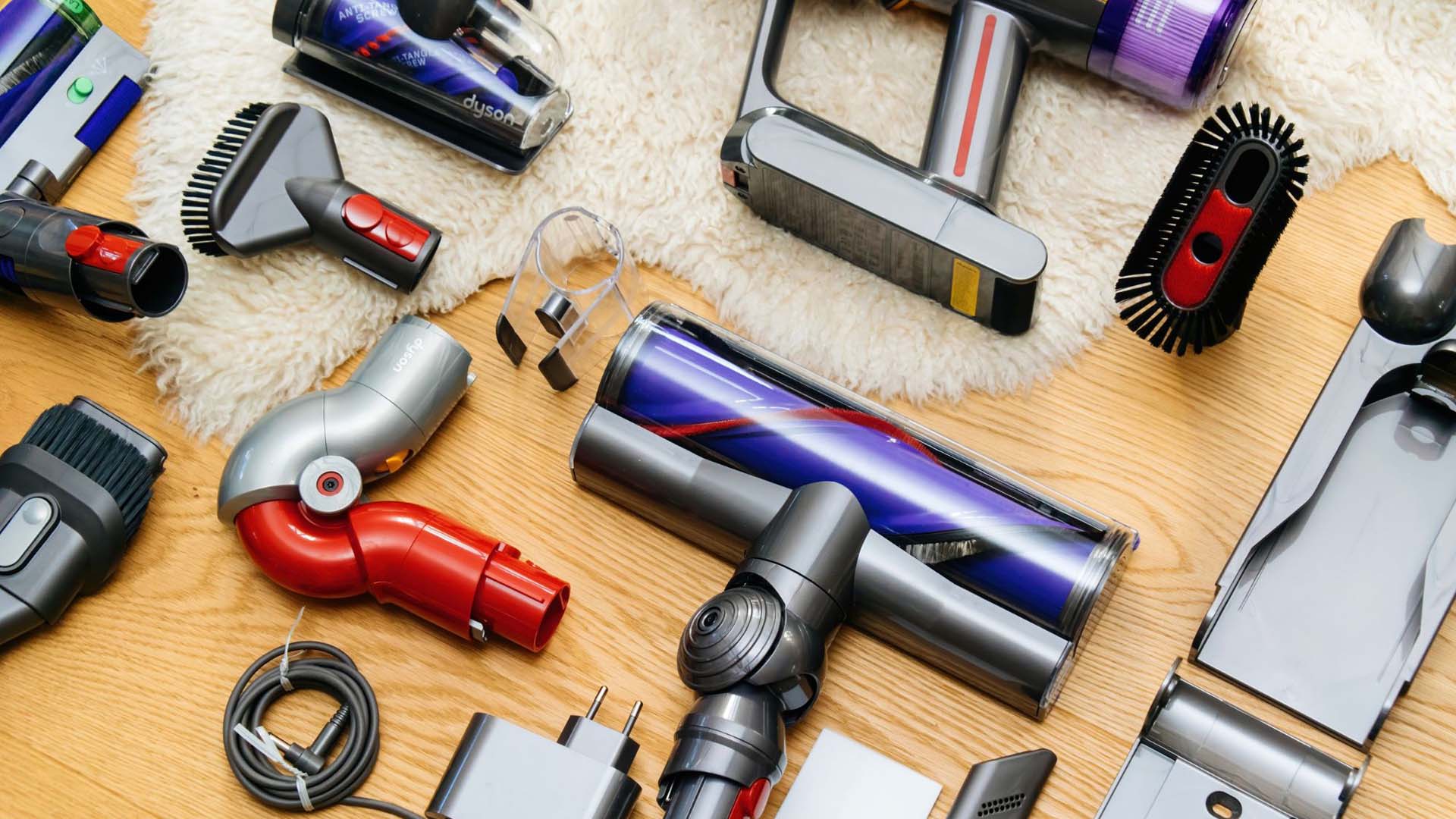 all the attachments for a Dyson vacuum