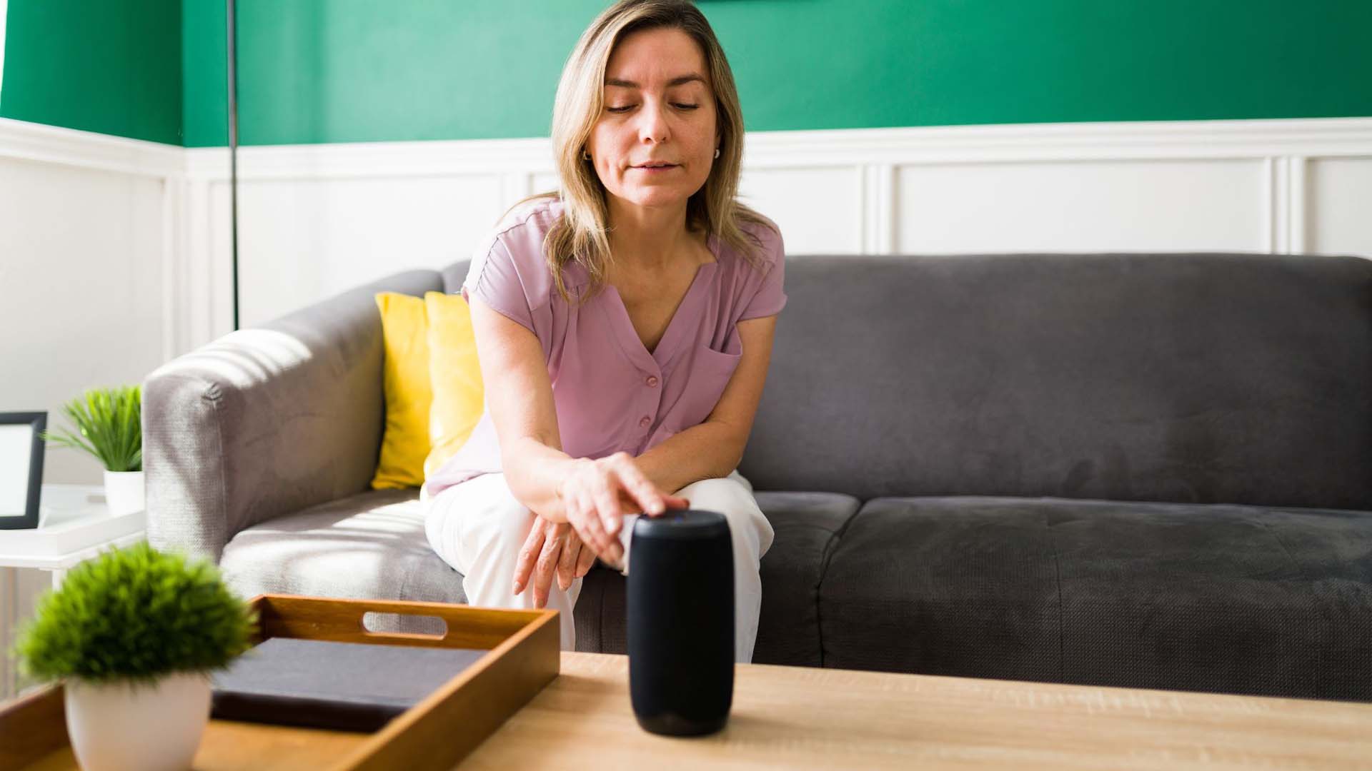 You can mute the microphone on smart speakers if you're worried about privacy issues