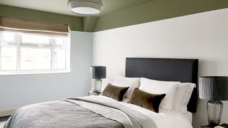 Green ceiling