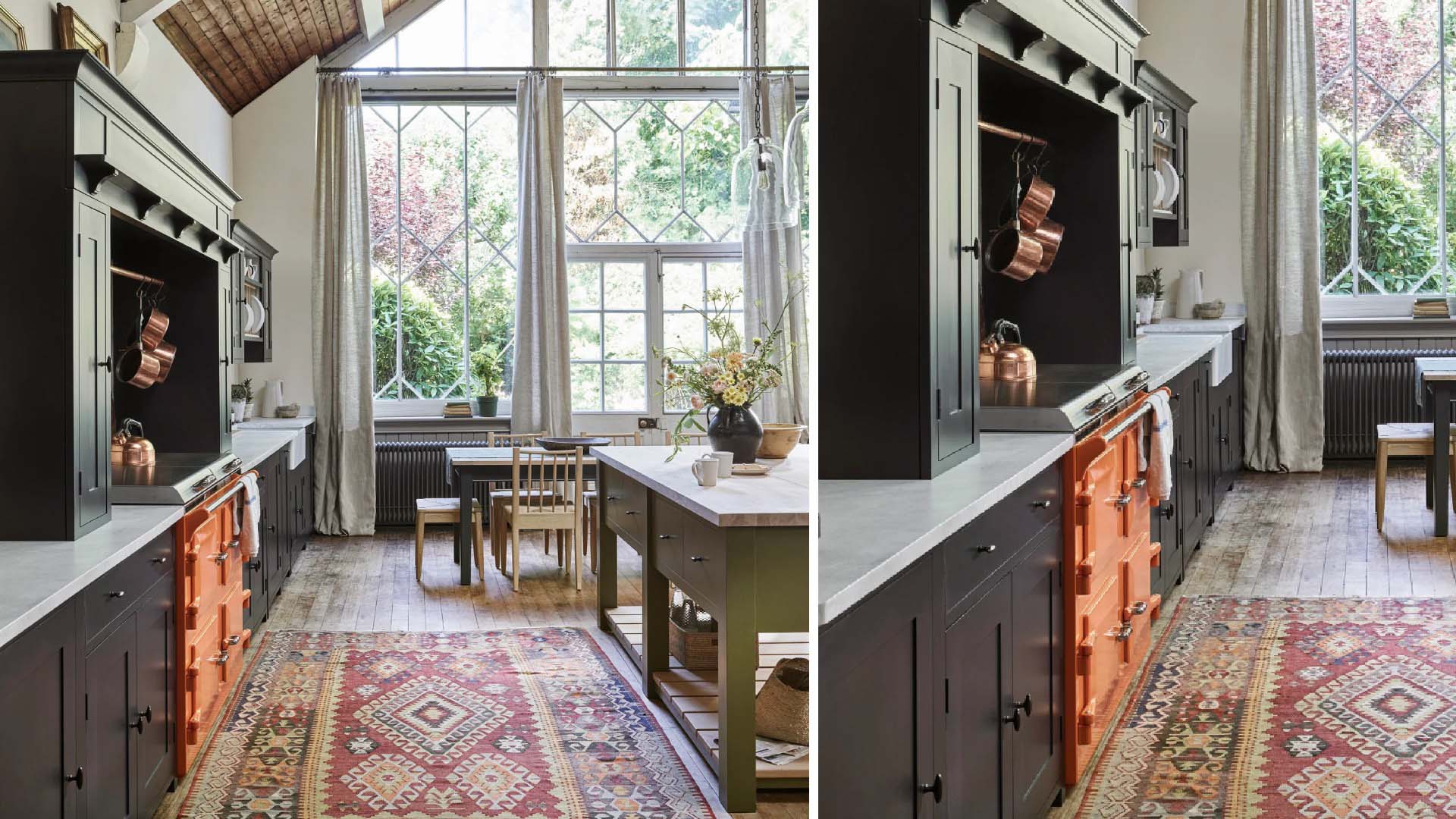 A charming rug in a Neptune kitchen