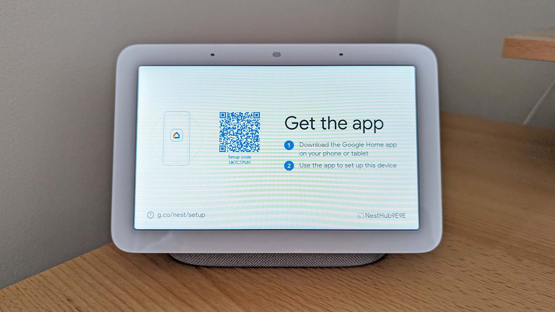 setting up the Google Nest