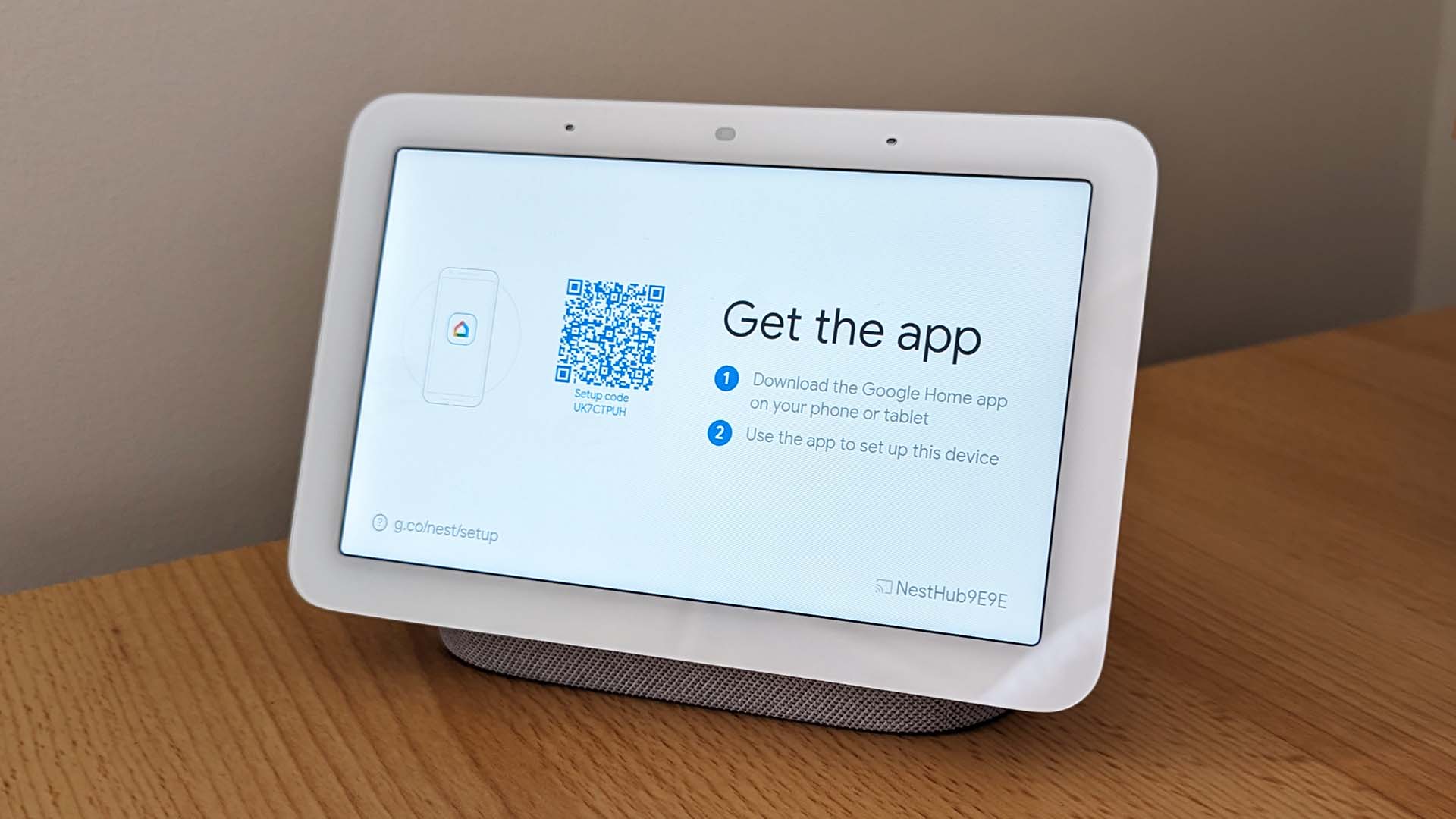 Google nest tablet reset