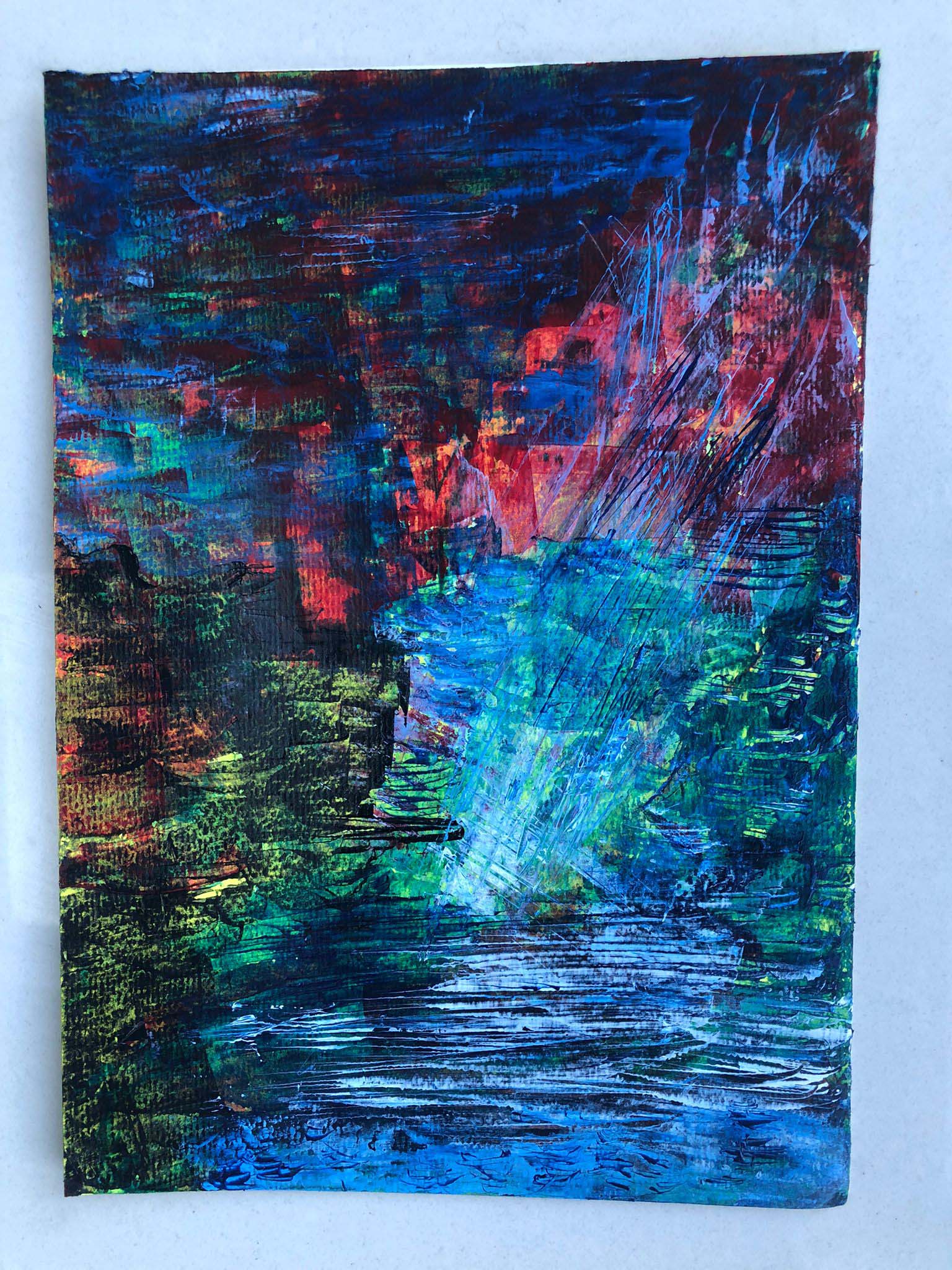 Painting by Vesna Okaikoi