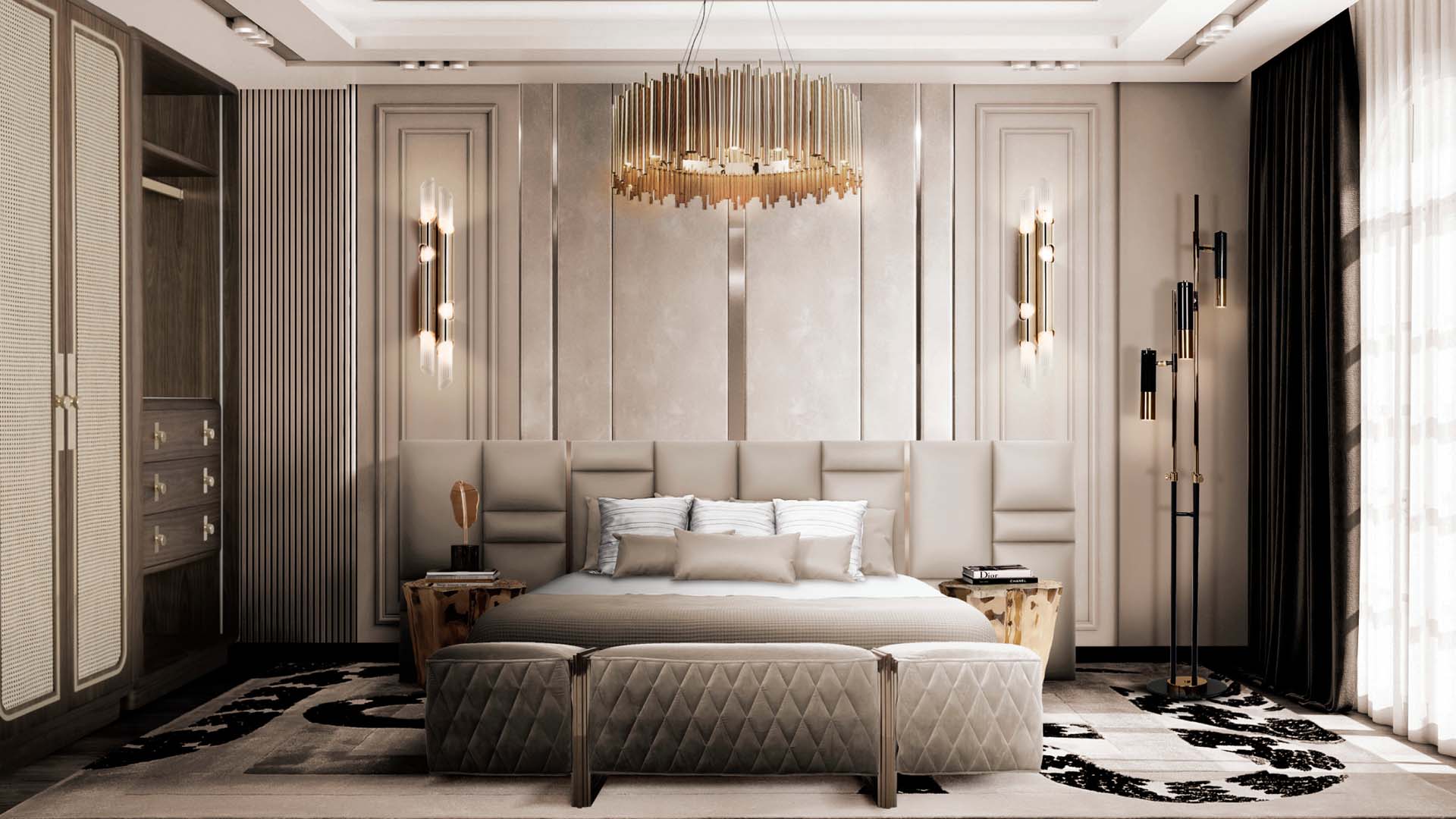 Soft calming hues for bedroom décor