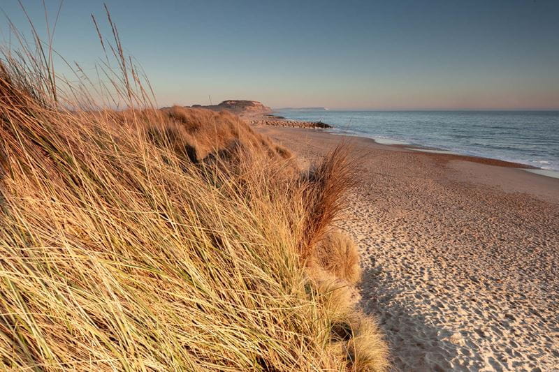 Sandy beach at Hengistbury Head