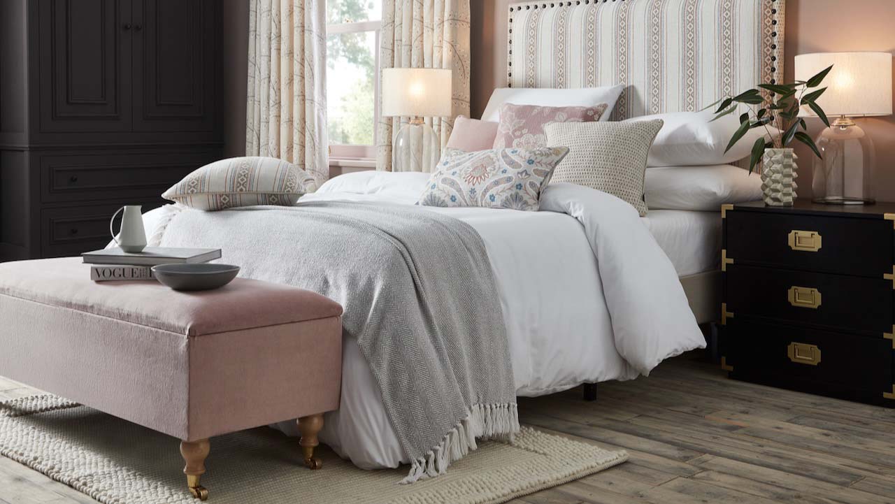 Neutral decor can transform a bedroom