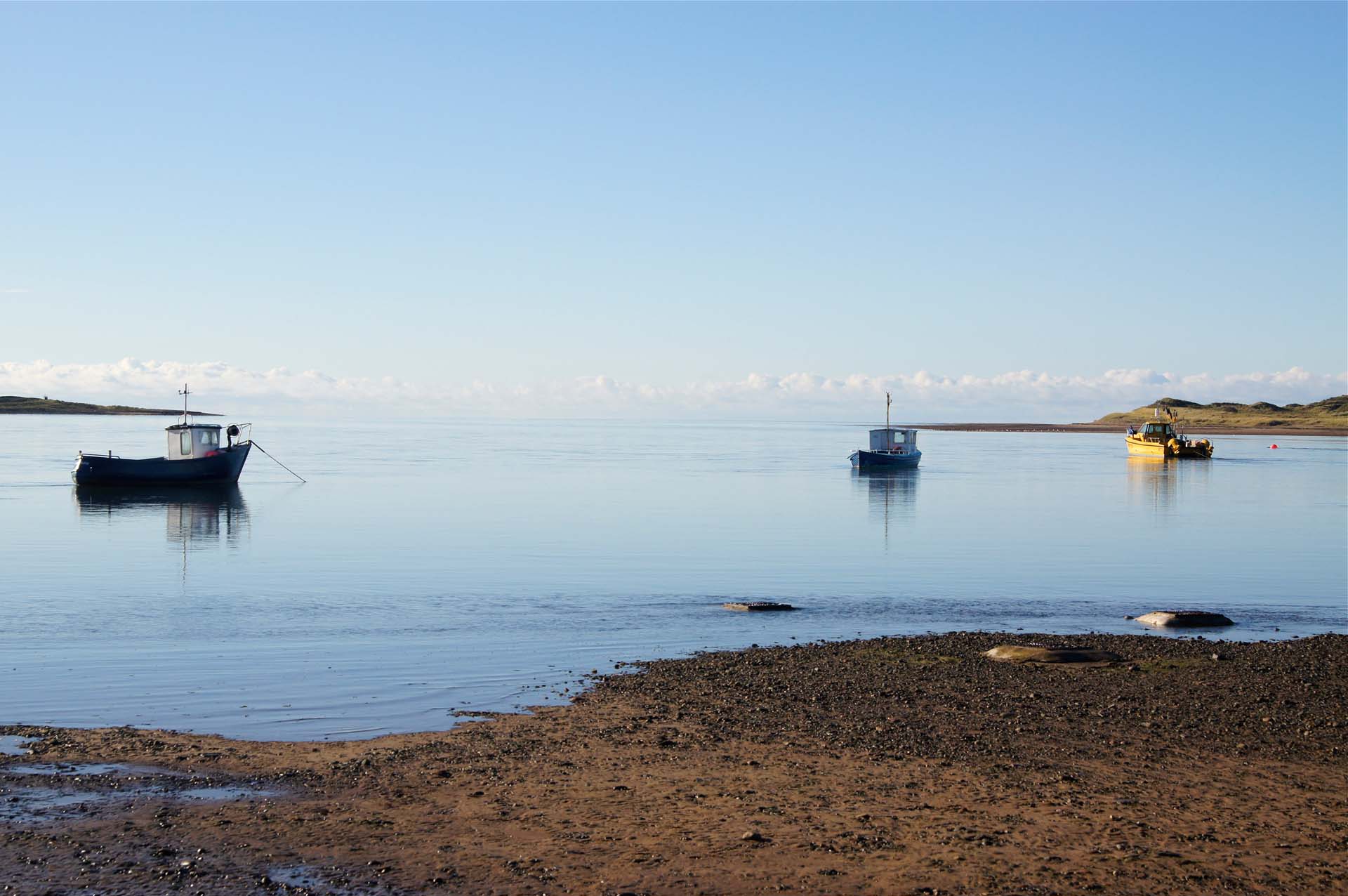 View over the beach at Ravenglass