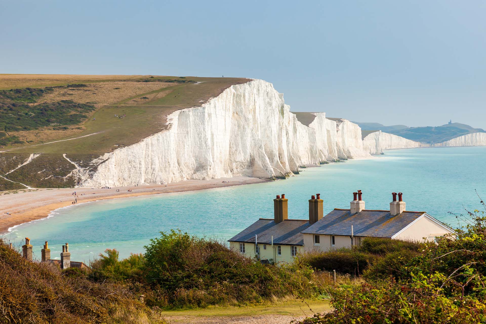 the white cliffs at Seven Sisters