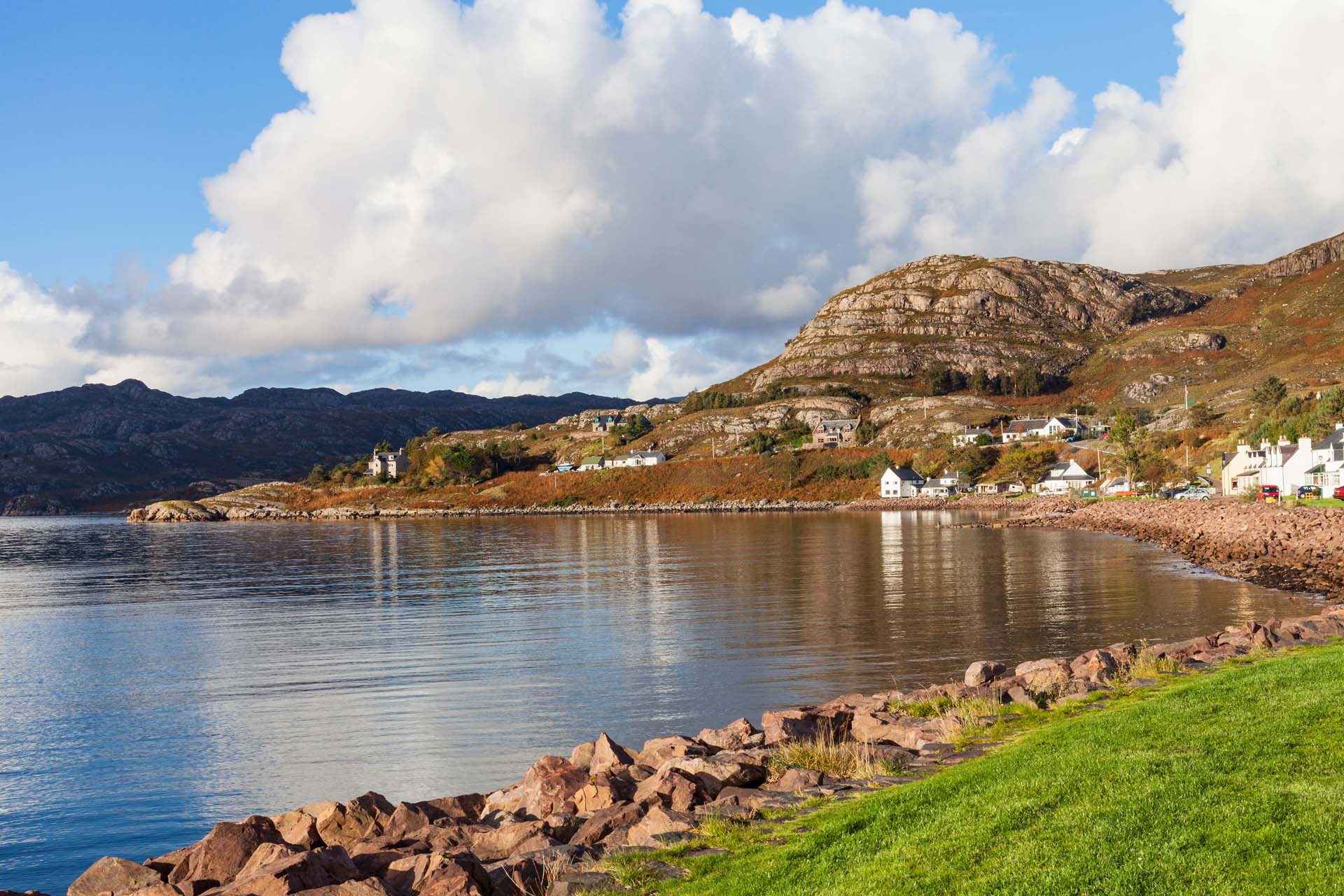view over the water at Shieldaig