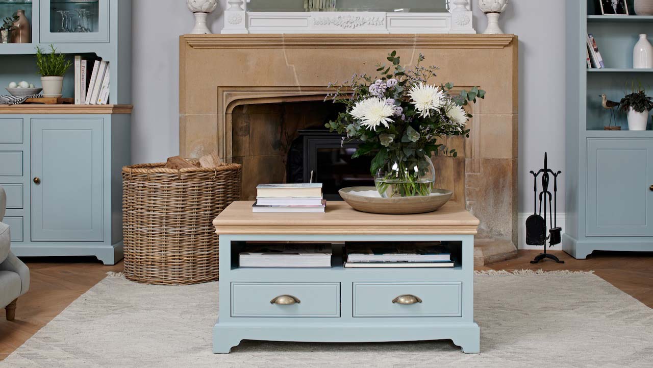 well organised coffee table