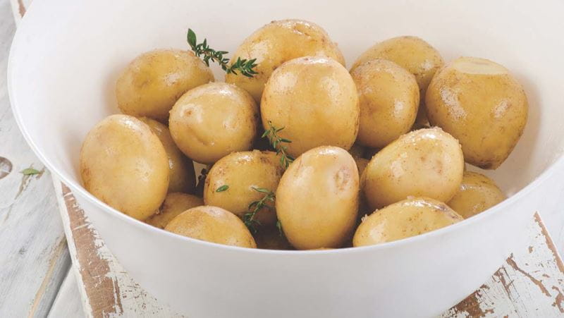 a bowl of potatoes