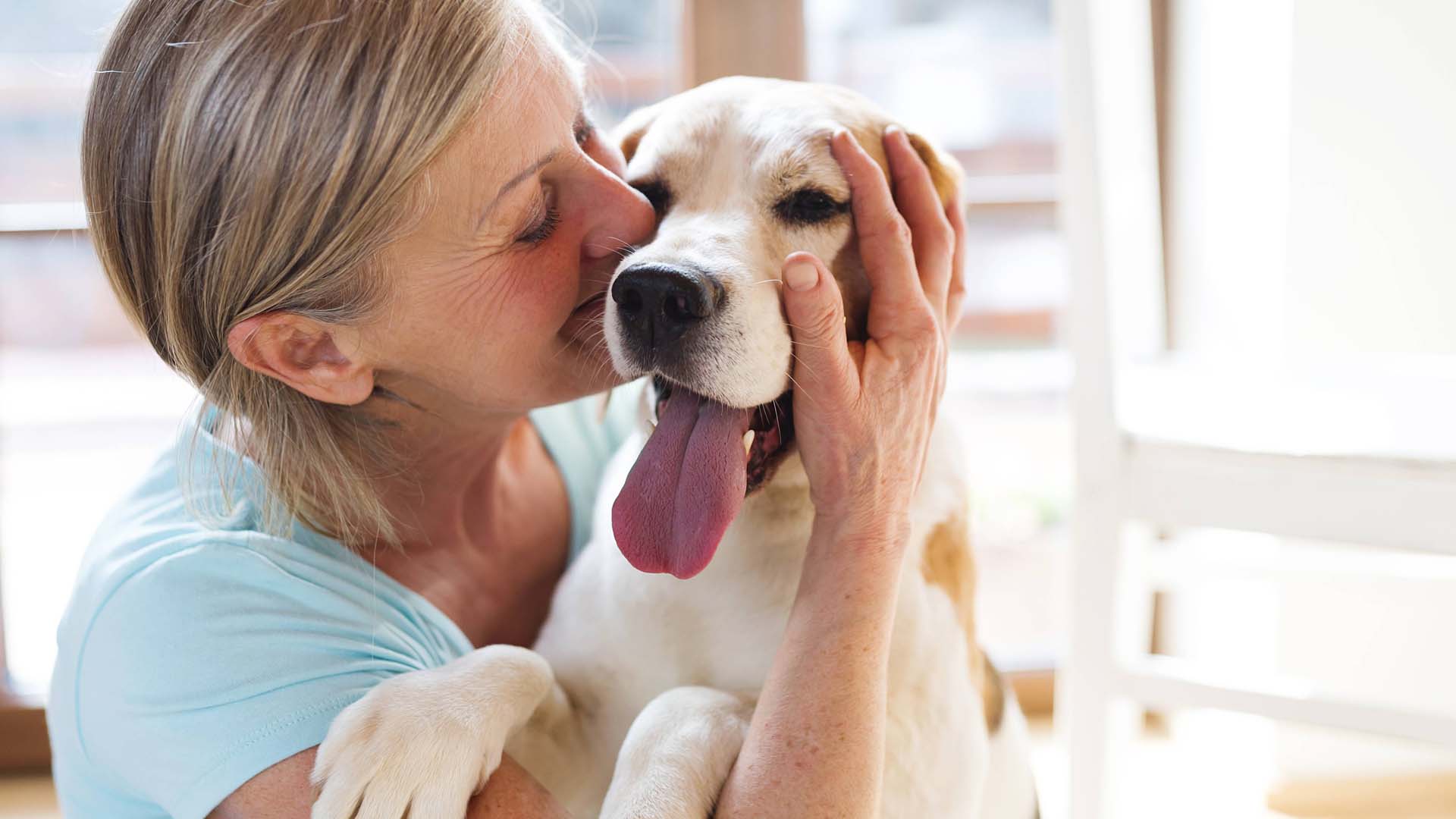 Woman with dog