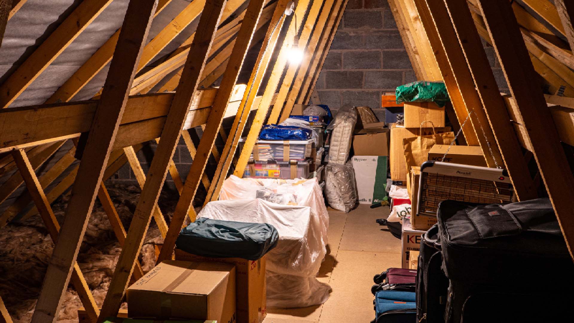 Check your loft at least twice a year, even if you just use it to store belongings, to ensure the space isn't rife with condensation.