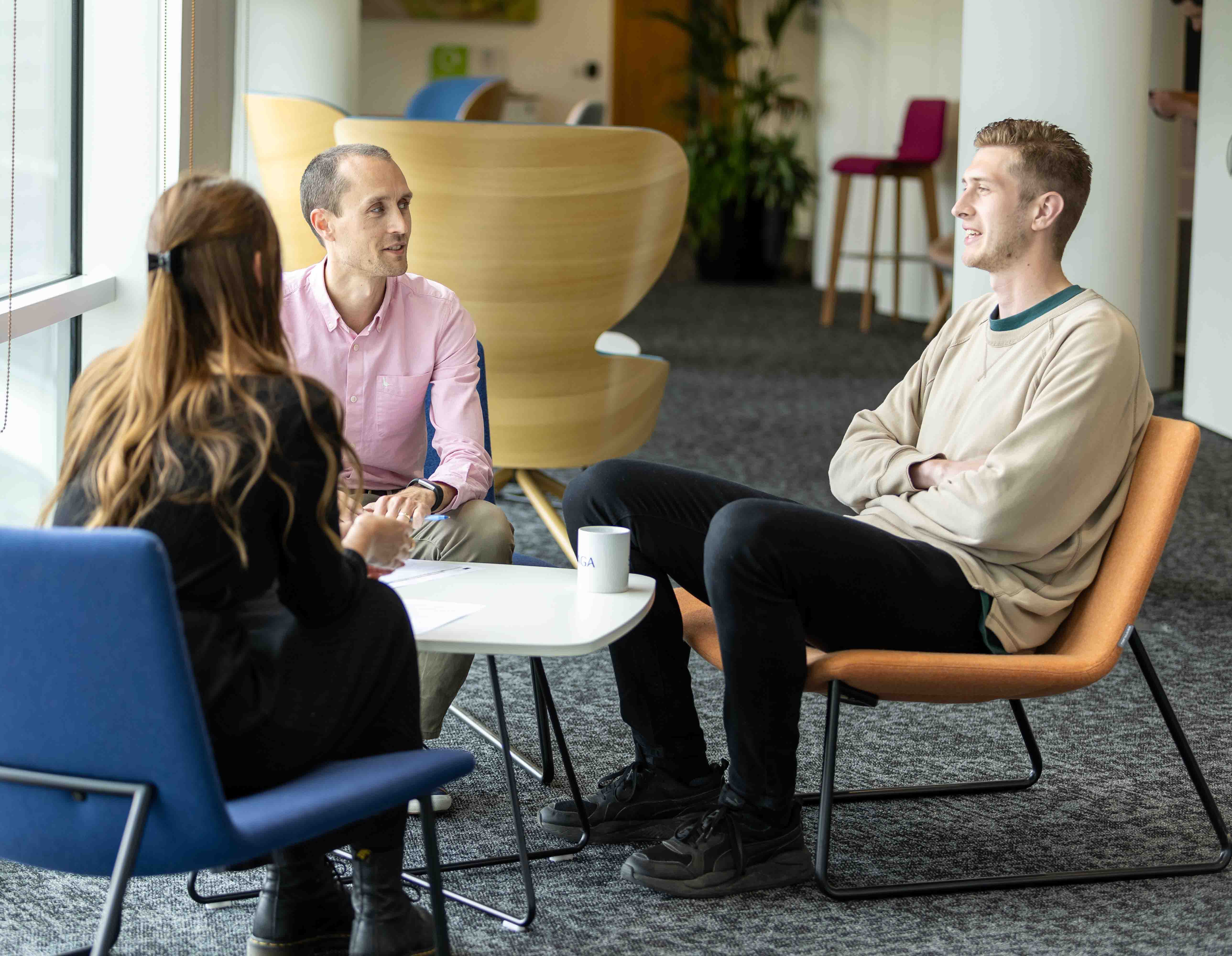 Image of colleague meeting