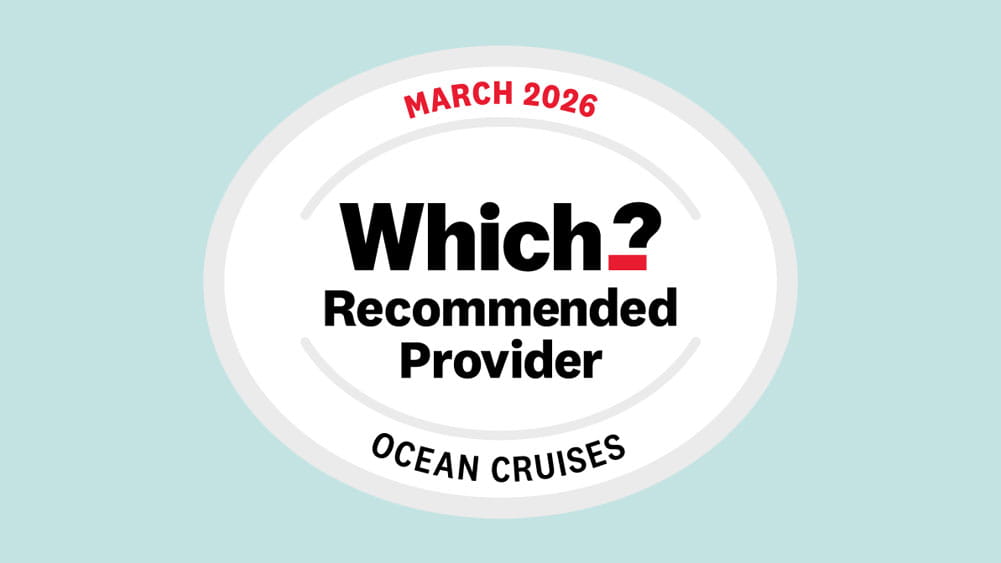 March 2026 Recommended provider Ocean Cruises Which? Logo