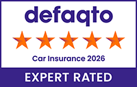 Defaqto 5 star rated car insurance 2026.