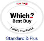 Which? Best Buy Travel insurance May 2026 Standard and Plus cover