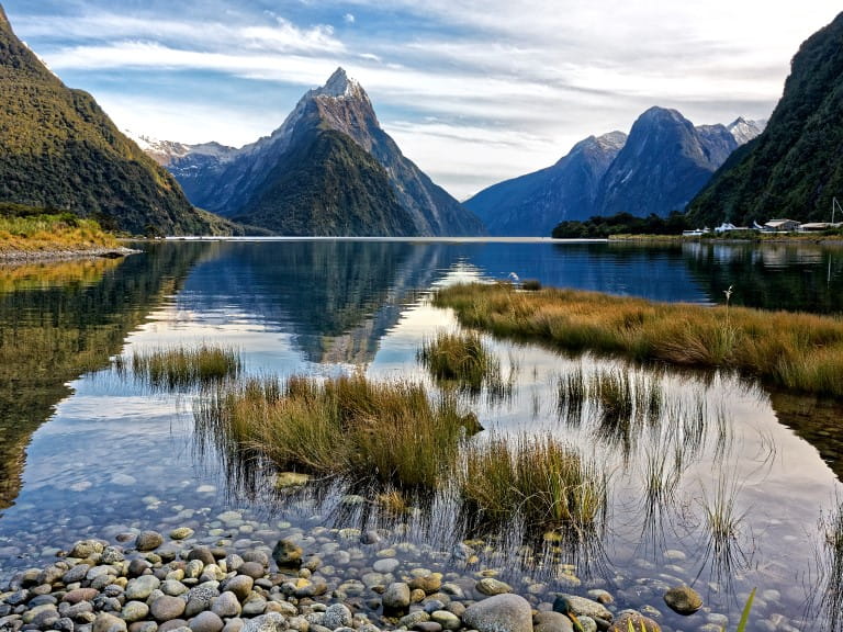 Mitre  Peak, Milford  Sound, in the Fiordland National Park, New Zealand | Getty