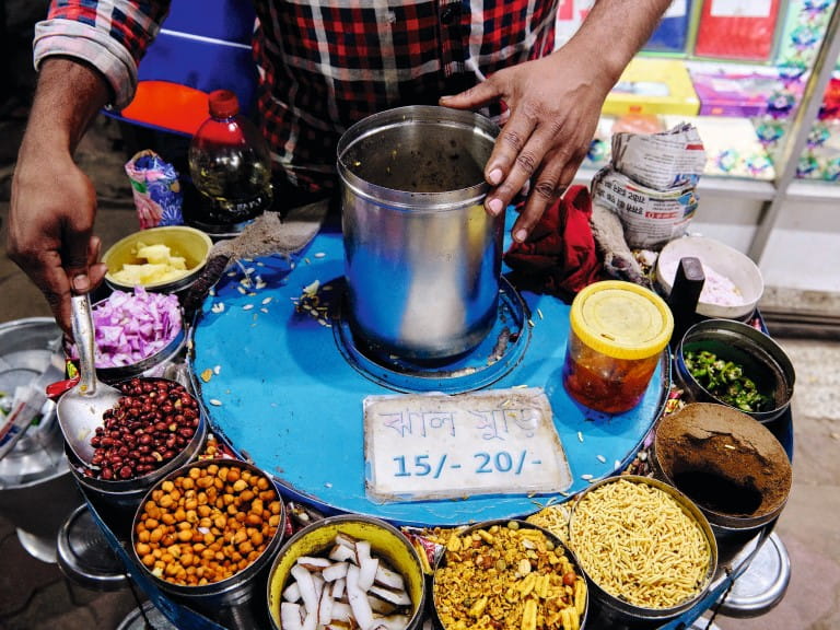 Fresh ingredients at a food stall in Asansol | Penguin Random House