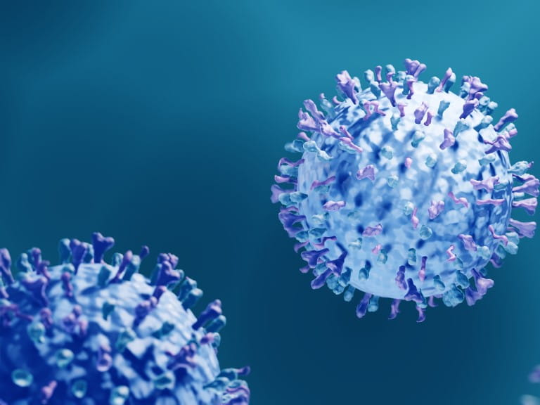 Infectious viruses such as respiratory syncytial virus (RSV) causing respiratory infections | Getty/Artur Plawgo