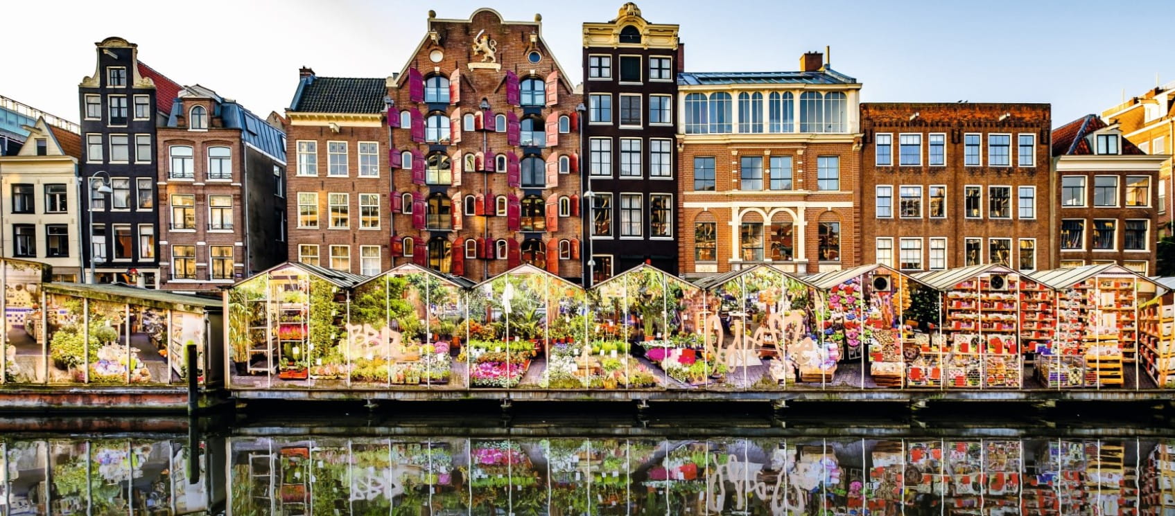 The flower market on the Singel canal in Amsterdam | Shutterstock