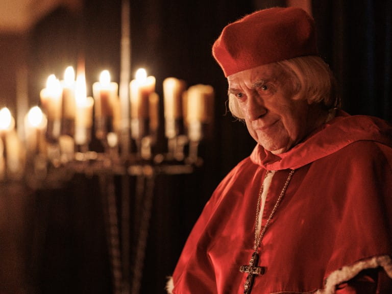 Jonathan Pryce as Cardinal Wolsey in the new series of Wolf Hall