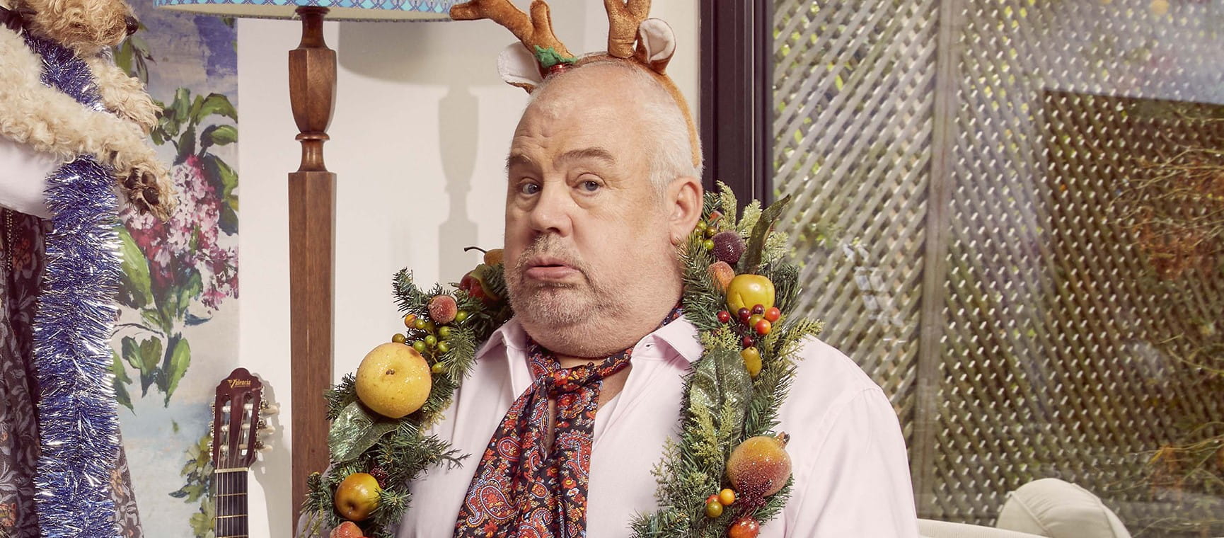 Cliff Parisi in festive attire