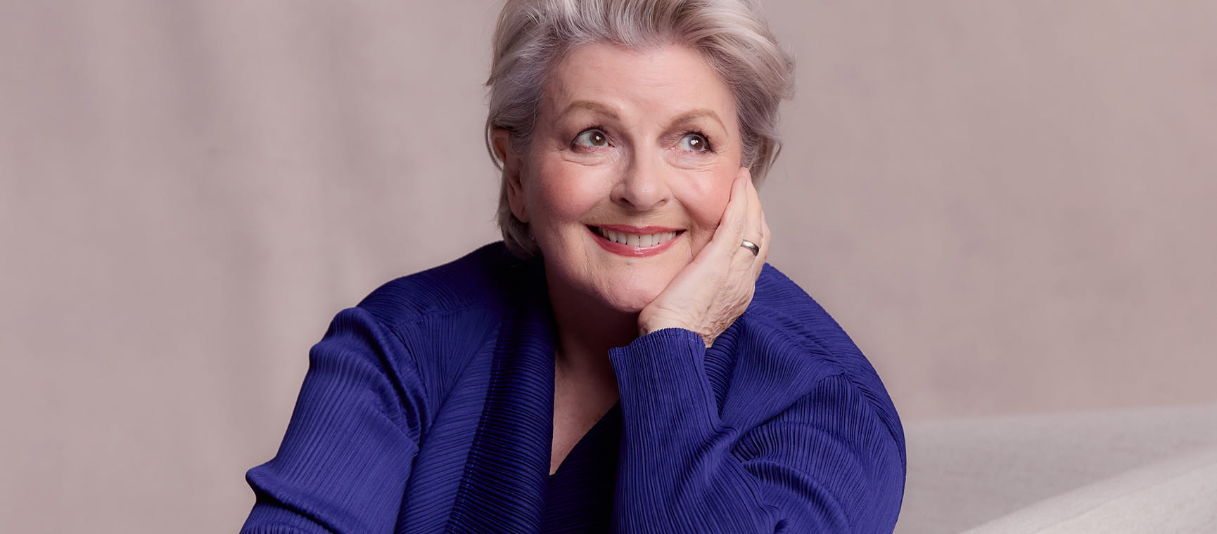 brenda blethyn looking into the camera