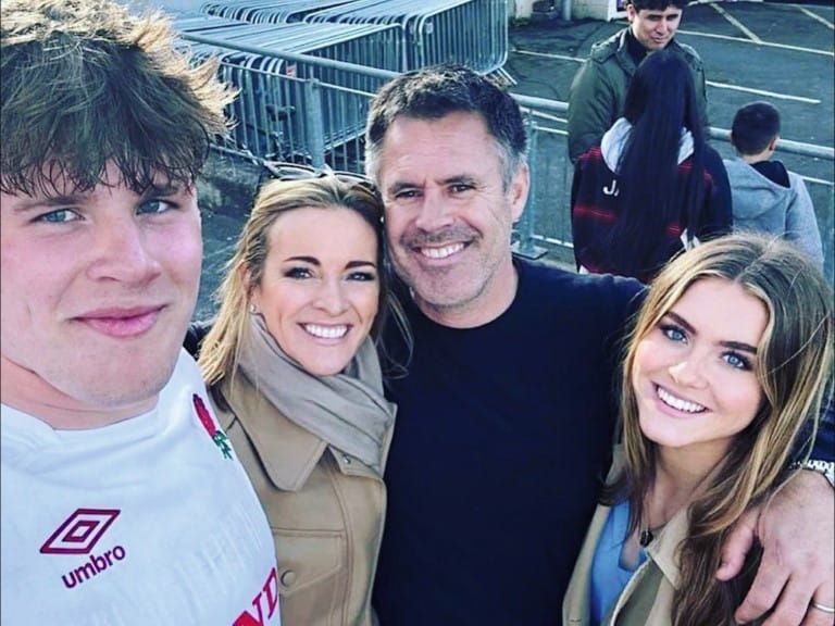 Gabby Logan with her family | Gabby Logan