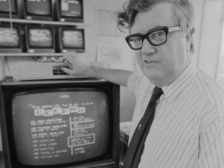 Editor Colin McIntyre would write every page of Ceefax